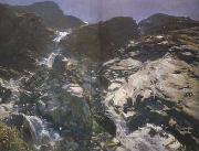 John Singer Sargent Glacier Streams-The Simplon (mk18) oil painting picture wholesale